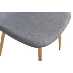 Silla Gardenia Gris Roble