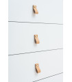 CÓMODA ANZIO BLANCA 4 CAJONES