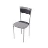 Pack de 4 Sillas Peonia negra y gris