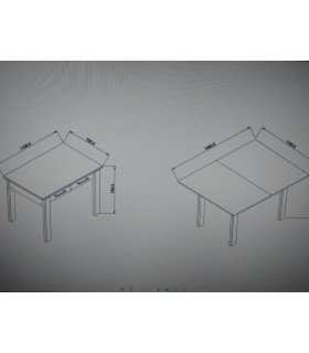 MESA COCINA SENDAI DOBLE