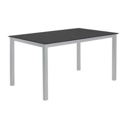 MESA CADELL FIJA 140 GRIS TAPA NEGRA