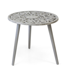 MESA GRABADOS GRANDE GRIS