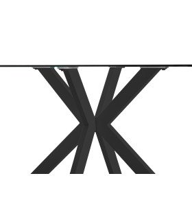 MESA STACY 2 NEGRO 1400x800x750mm