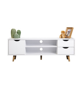 MESA TV FIANO BLANCA 120