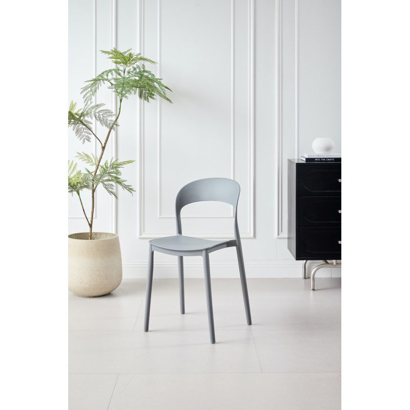 PACK 4 SILLAS PRINCETON GRIS
