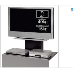 SOPORTE GIRATORIO CRISTAL NEGRO PARA MONITORES. (copia)