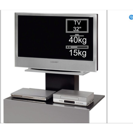 SOPORTE GIRATORIO CRISTAL NEGRO PARA MONITORES. (copia)