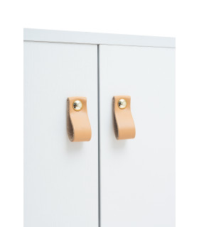 APARADOR ANZIO 3 PUERTAS TIRADOR PU